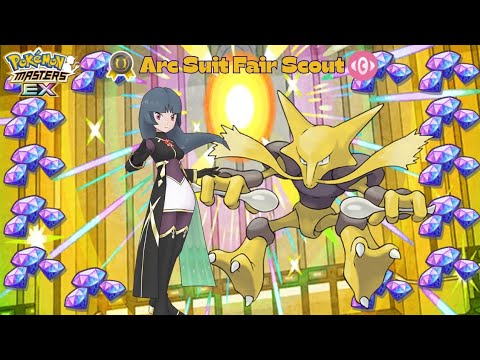 Psychic Master! | Arc Suit Sabrina and Alakazam | Arc Suit Fair Scout | Pokemon Masters EX