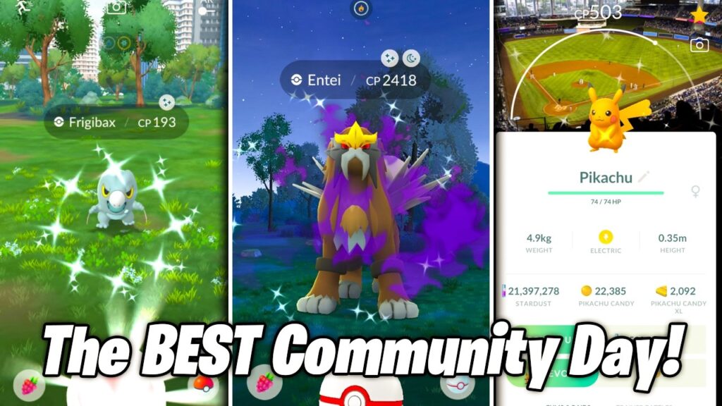 THE BEST COMMUNITY DAYS ARE COMING TO POKEMON GO! More MLB Events / Shadow Entei Raid Day!