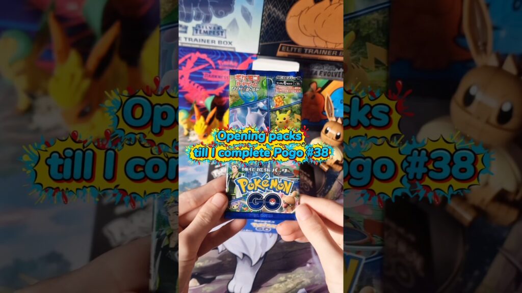 Pack 38 Of tryna complete japanese pokemon go! Pokemon TCG Opening | ASMR |