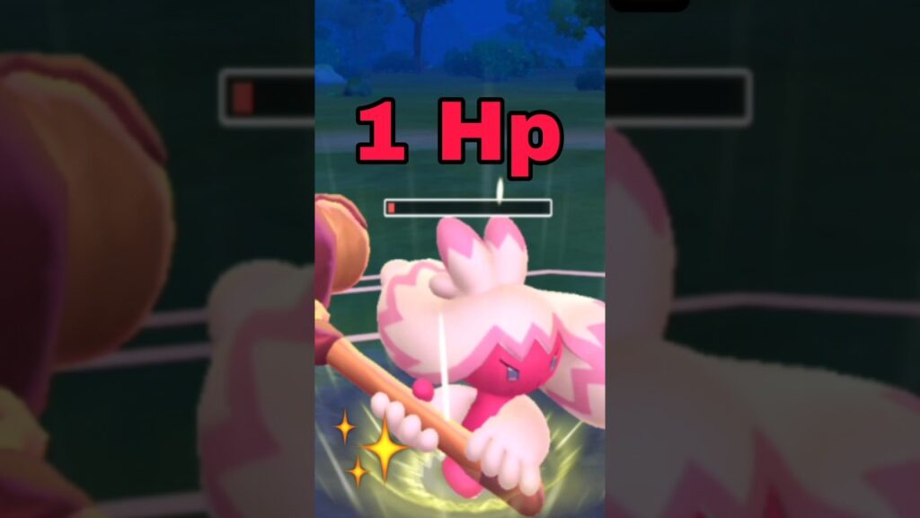 1.1 Hp Tinkaton vs grunt in Pokemon GO