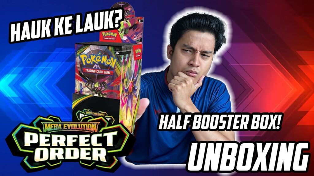 POKEMON PERFECT ORDER HALF BOOSTER BOX UNBOXING!