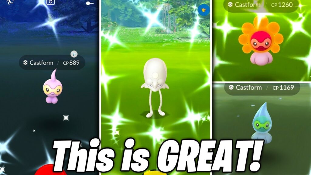 NOW IS THE TIME TO GET ALL SHINY CASTFORM IN POKEMON GO! How to Get Shiny Toedscool / New Event!