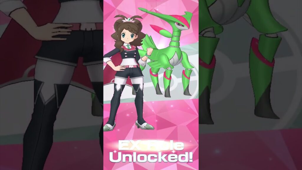 Pokemon Masters EX - Hilda (Champion) & Iron Leaves