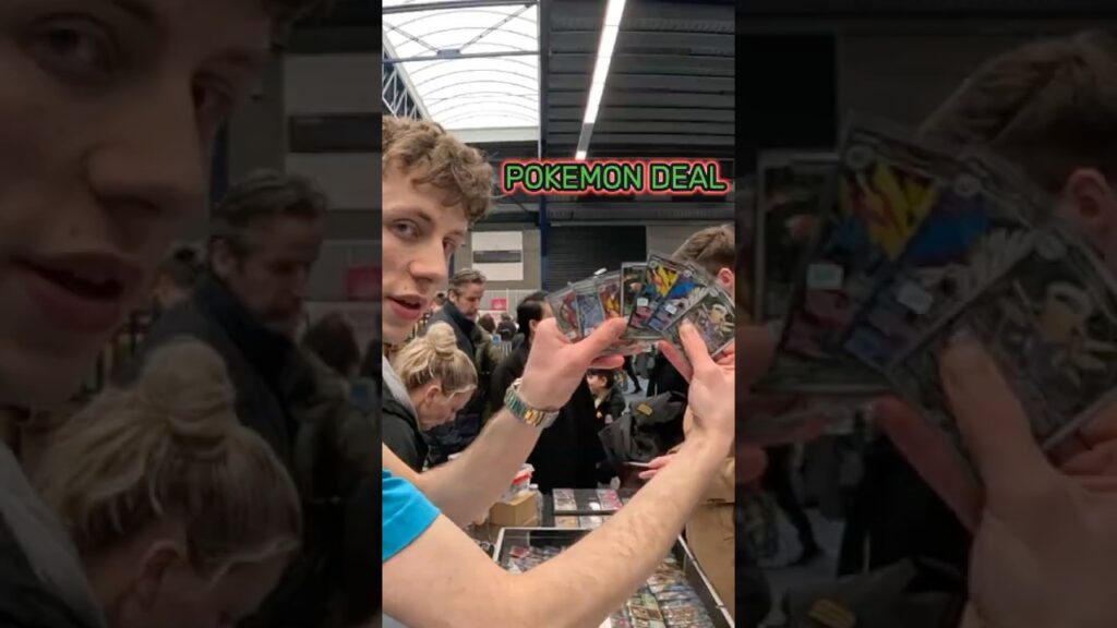 Mannen Kopen een Mooie Set Pokemon Kaarten! | Vendor POV