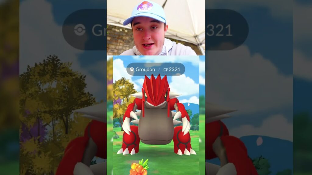 YESS SHINY GROUDON CATCH IN POKEMON GO! Raid Hour!  #catchlegendarypokemon #shinygroudon #pokemongo