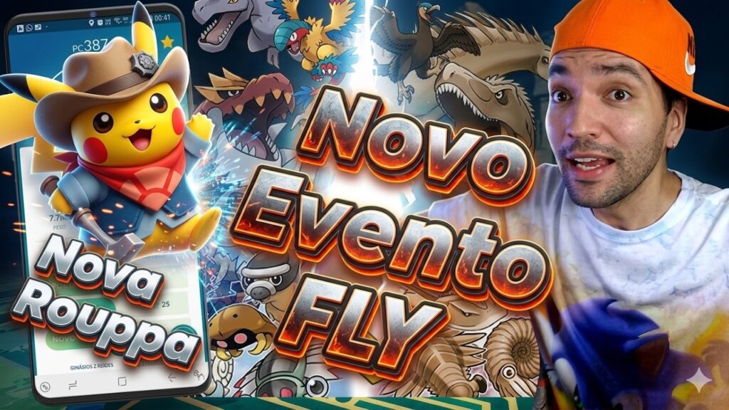 NOVO PIKACHU ESPECIAL ! NOVO EVENTO FLY FOSSIL No POKEMON GO FAKEGPS TELEPORT SEM BANIMENTO