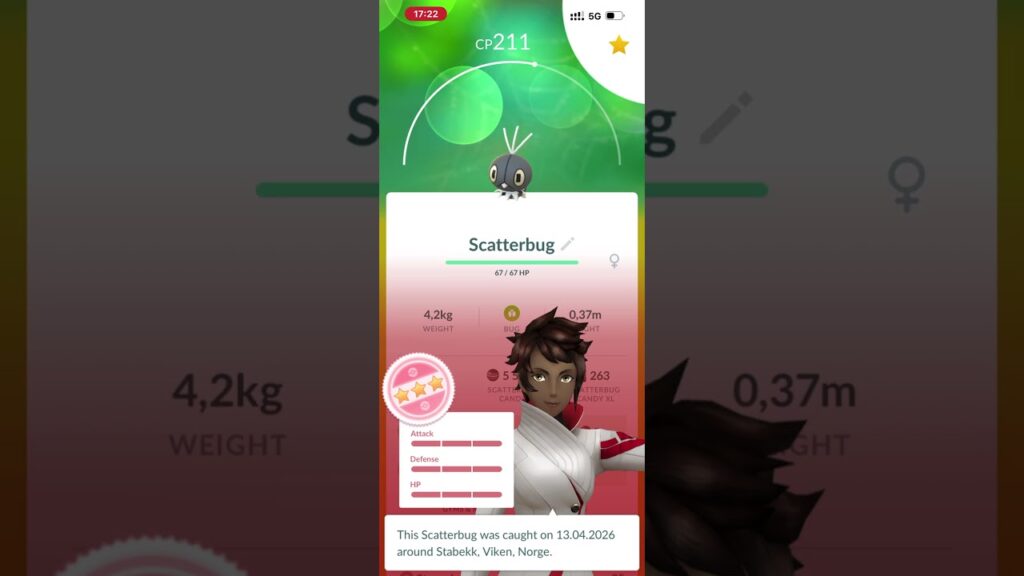 I got hundo Scatterbug in pokemon go#hundo #trending
