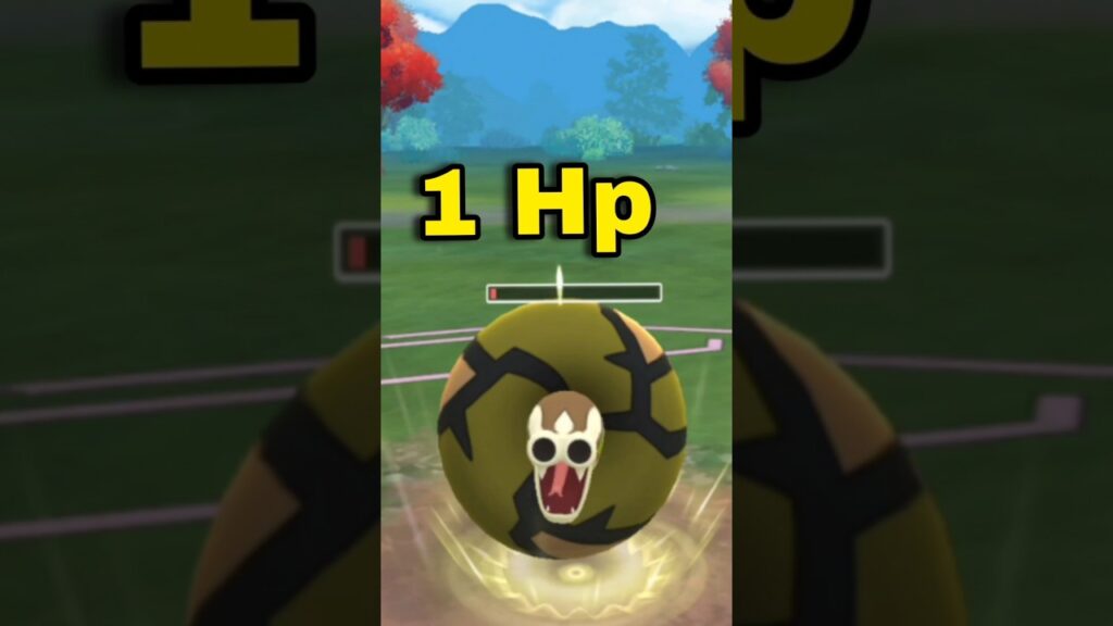 1.1 hp Sandaconda vs grunt in Pokemon GO.
