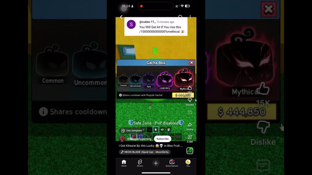 How to get Kitsune easily #viral #roblox #bloxfurit #trending