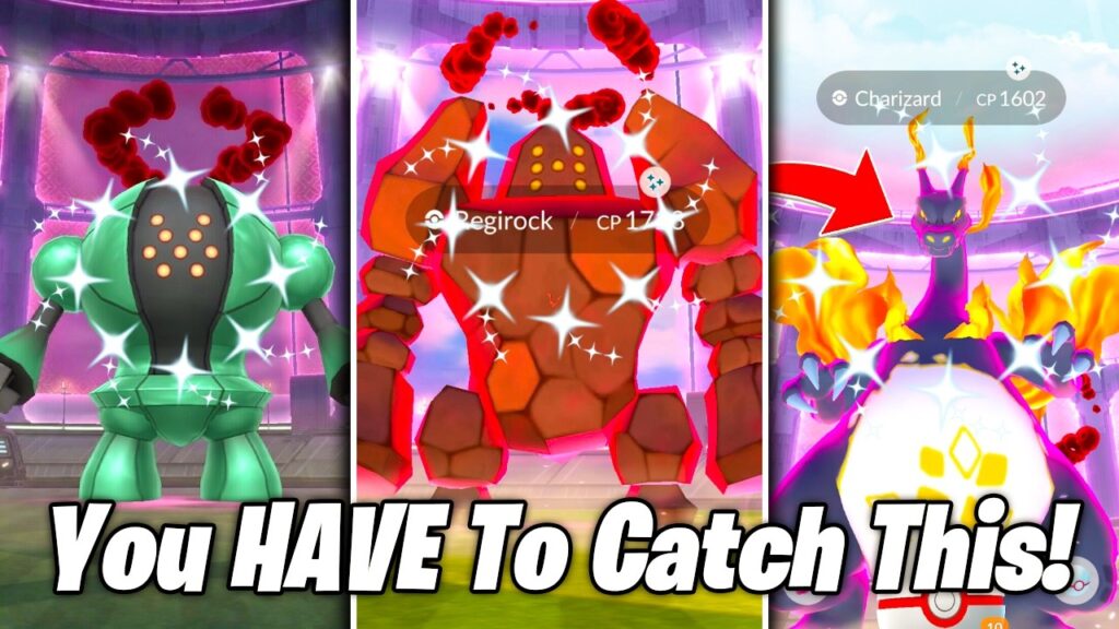 YOU NEED THIS NEW DYNAMAX POKEMON IN POKEMON GO! TWO Shiny Dynamax Regirock Catches!