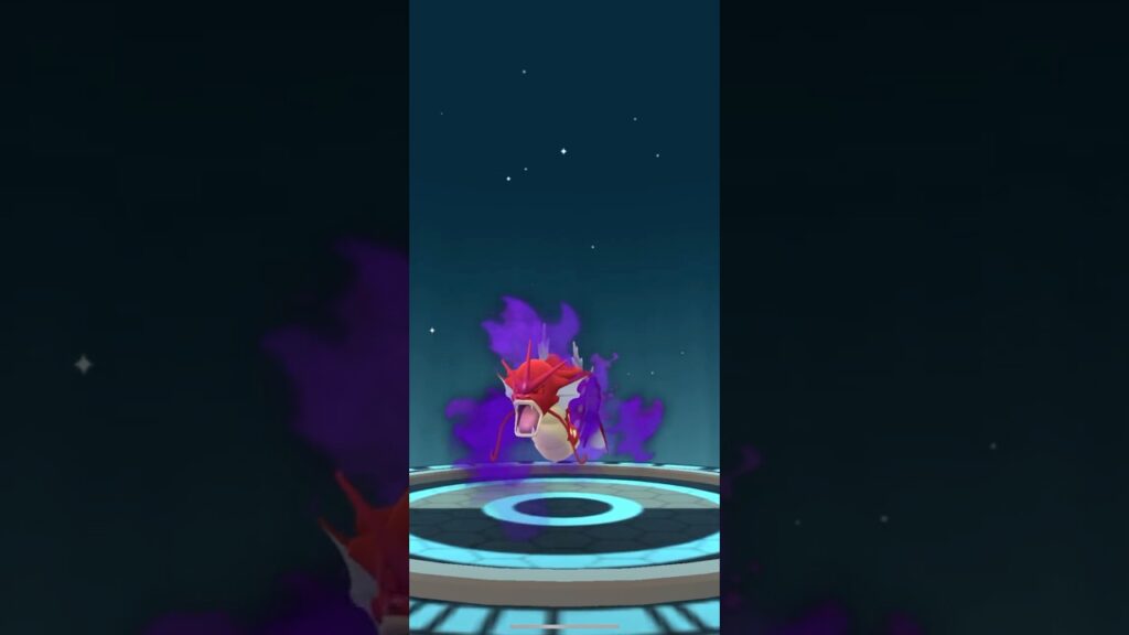 [Pokemon GO] Evolving Shadow Shiny Magikarp into Gyrados #pokemongo #tiktokeffects #gyrados