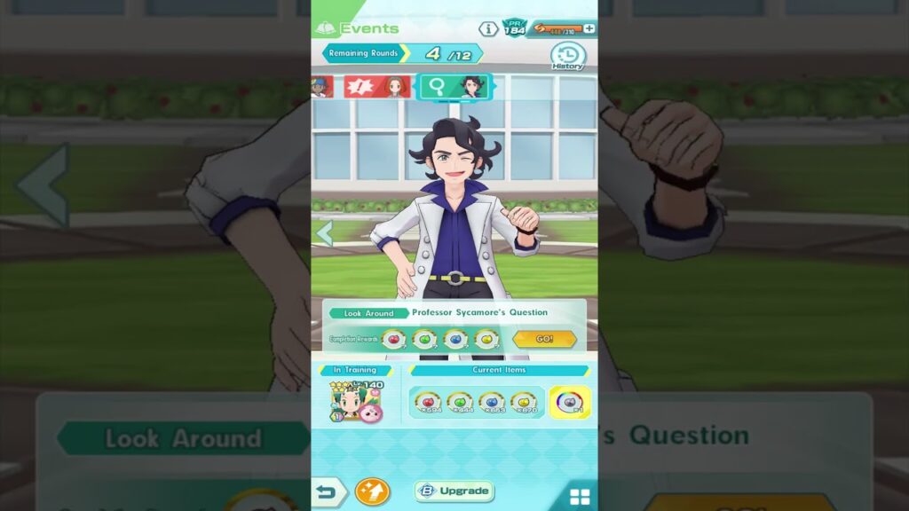 Pokemon Masters EX - Blue's Special Training & Professor Sycamore's Question