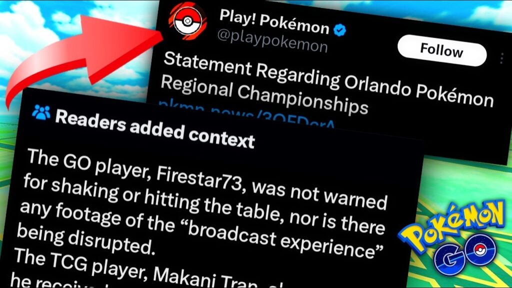 *PLAY POKEMON CALLED OUT BY COMMUNITY NOTE FOR MISLEADING STATEMENT ON FIRESTAR* Pokemon GO news