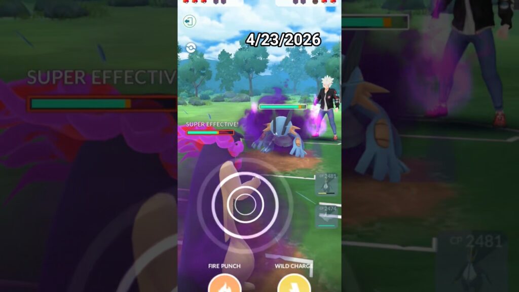Pokemon Go Ultra League Opponent Brings Out A Shadow Swampert 4/23/2026