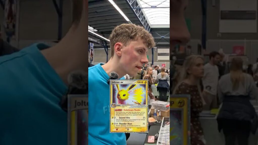 Jongen Verkoopt Vintage Jolteon! | Pokemon Vendor POV