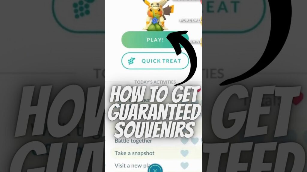 How To Get SOUVENIRS IN Pokemon Go! (GUARANTEED METHOD!) #shorts #pokemon