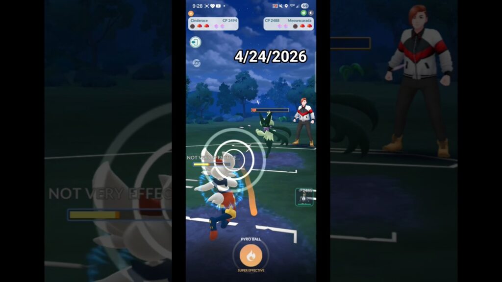 Pokemon Go Ultra League Using Cinderace For The First Time 4/24/2026