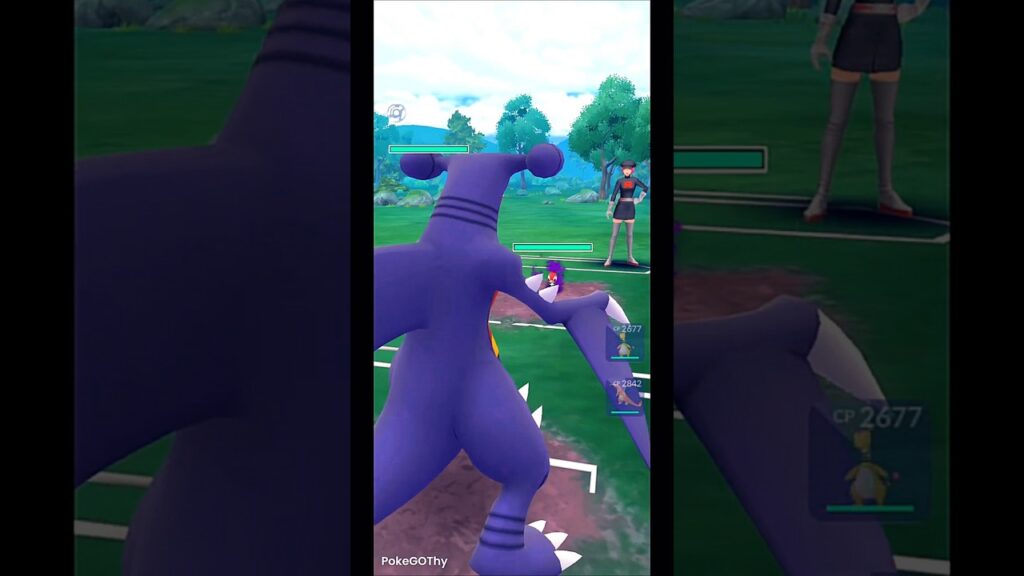Shadow Pikipek vs Garchomp Battle | Pokemon GO #Shorts #TeamGORocketBattle #Grunt