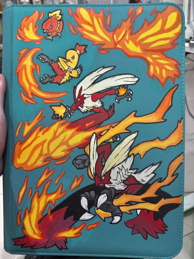 Second time binder painting