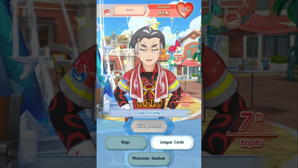Interaction with galar gym leader | Pokemon masters ex |