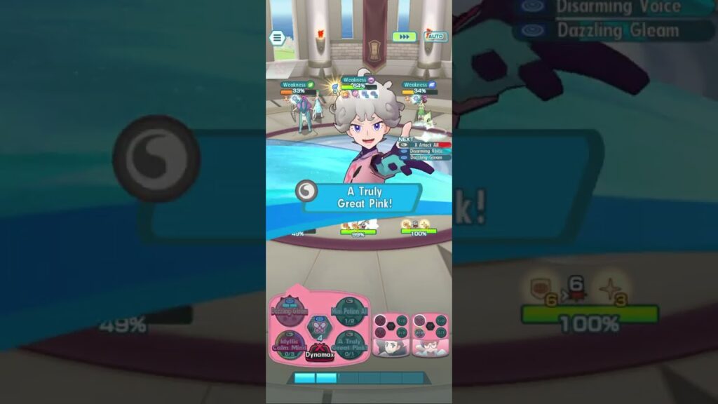 Pokemon Masters EX Fairy Tower 30 (10/5 Alt Bede, 10/5 Diantha, 5/5 Penny)