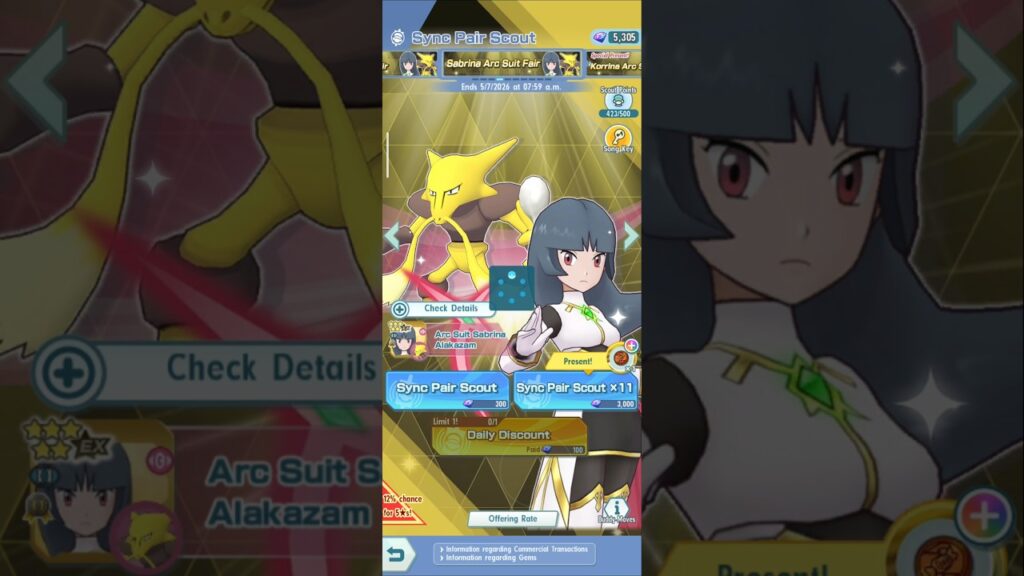 Arc Suit Sabrina and Alakazam | Pokemon Masters EX | #pokemon #pokemonmasterex