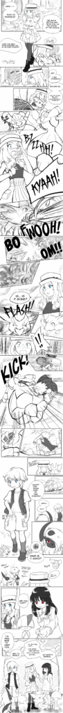 [OC] Page 4 of my Pokemon fan project.