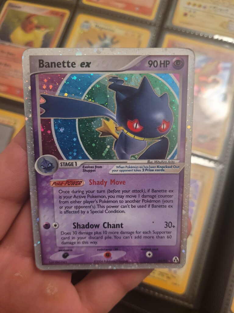 Picked up this awesome Banette today. Love the background colors