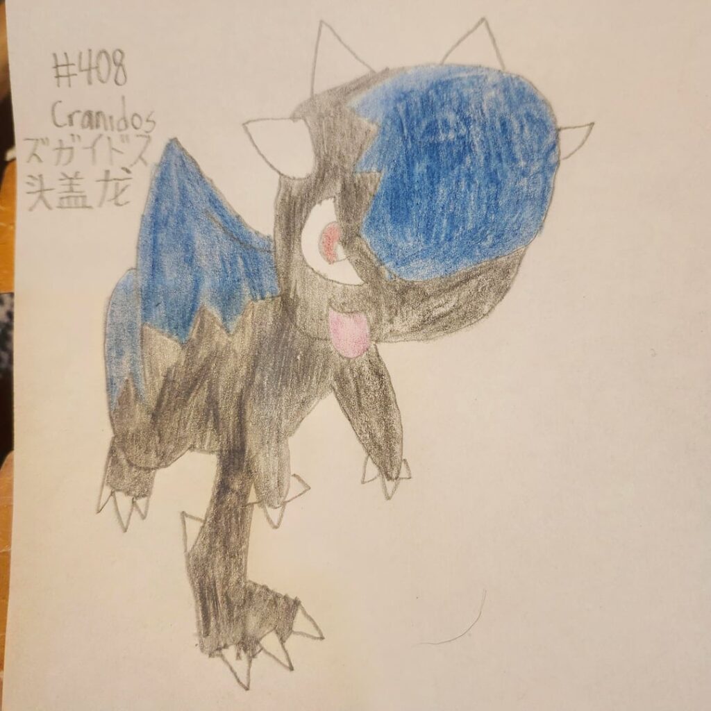 Sinnoh Fossil Pokemon Sketches