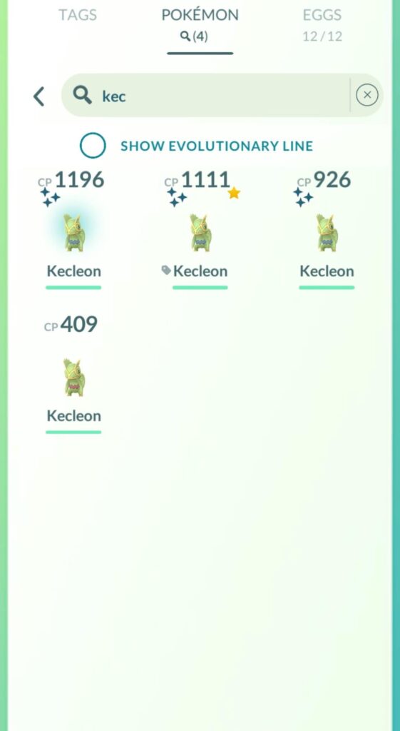 Out of the 14 Kecleon I ever saw 3 were shiny