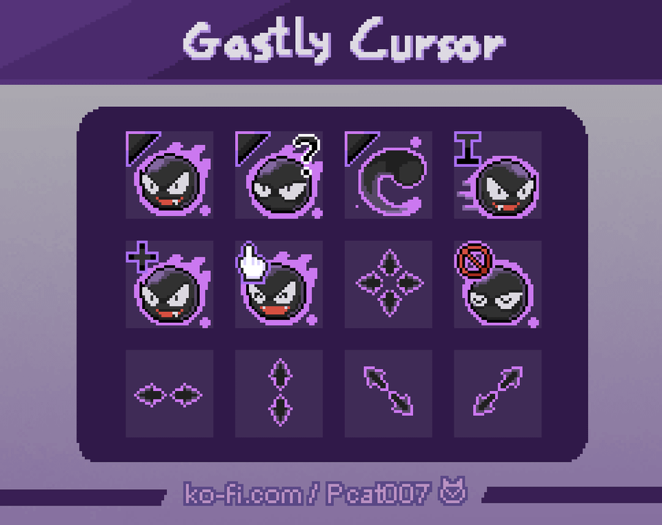 [OC] Cute Gatsly Cursor Pack
