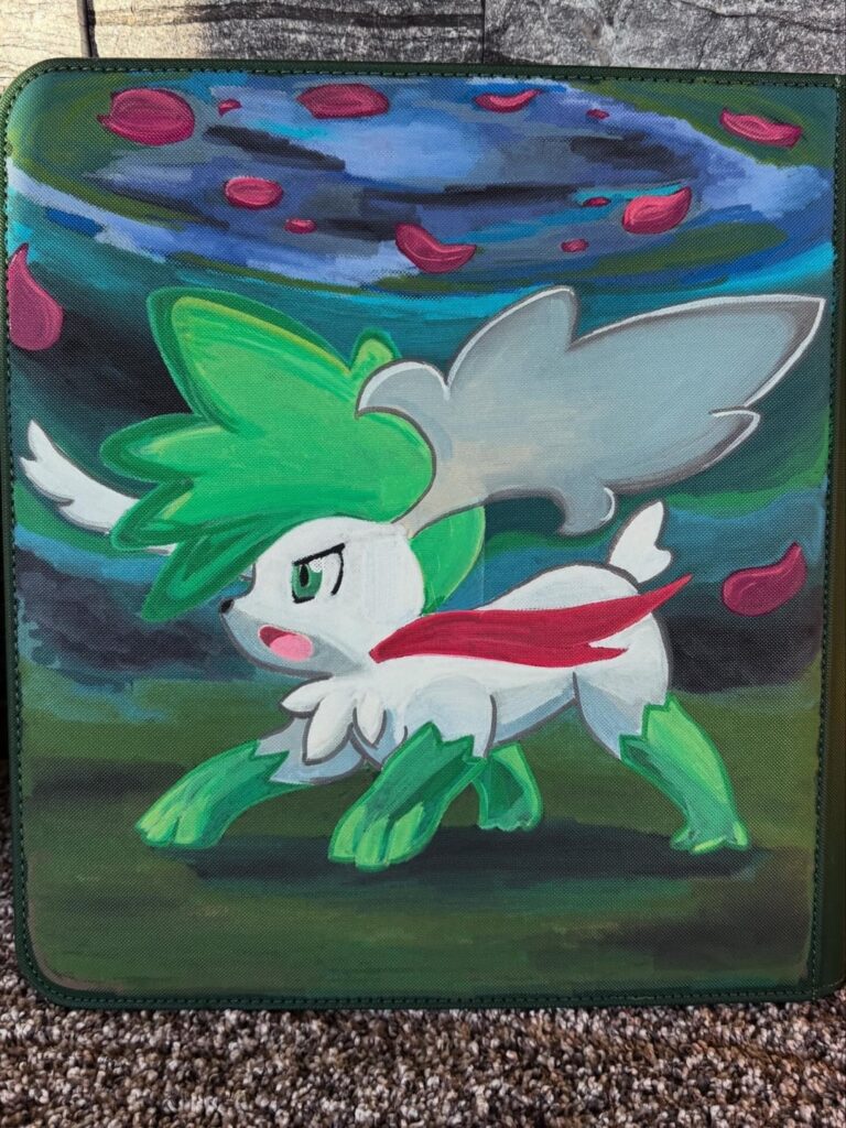 I am honestly so proud of this binder I painted!