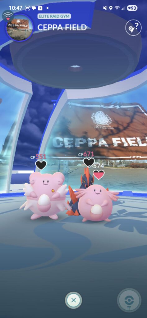 Pink power ( I have the chansey placed)