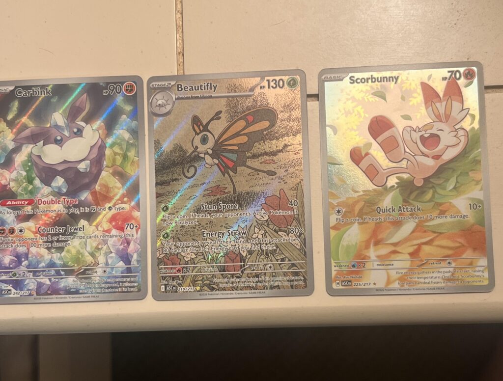 3/4 Ascended Heroes packs. So psyched.