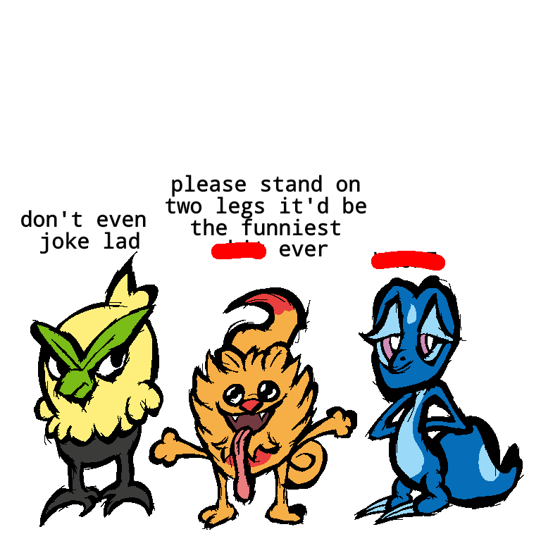 Drawing the starter in my style