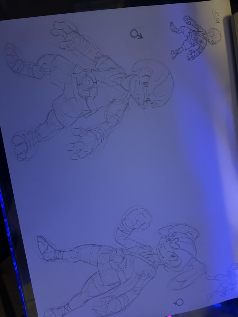 Sentrainee-the posing W.I.P