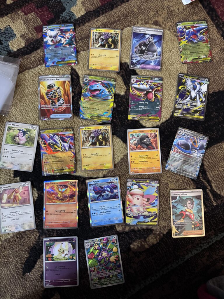 Spent $200 on Pokémon cards after my surgery they me my luck has changed 😭 hell no