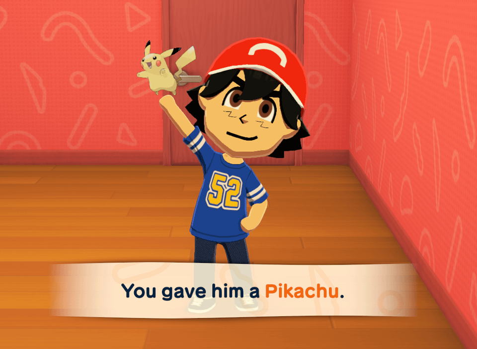 My tomodachi life Ash and Serena get their pokemon.