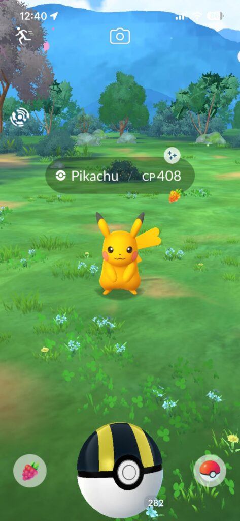 First non costume shiny Pikachu!