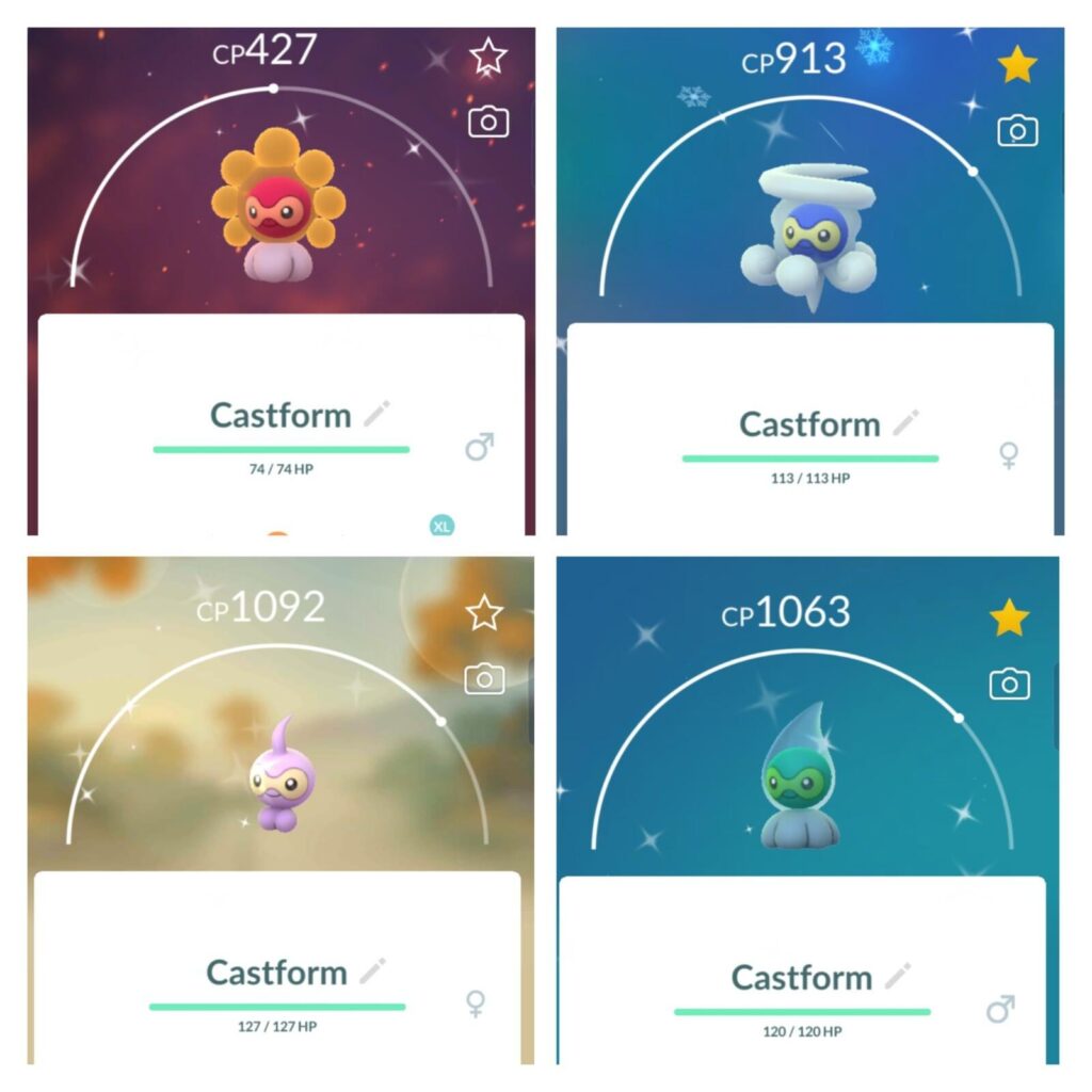 Has anyone gotten any of these as shinies? I’ve been searching hard but haven’t found even one. Is this fake, or are these shinies not available in this event?