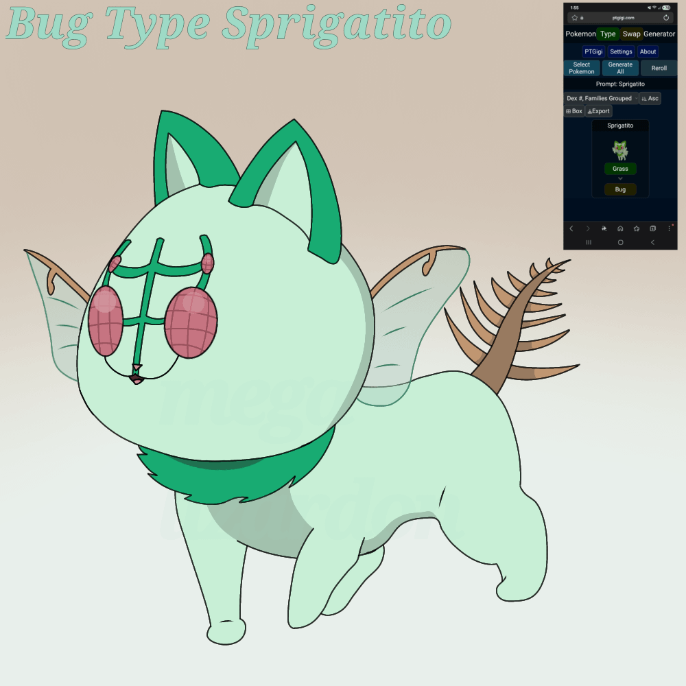 Bug type Sprigatito