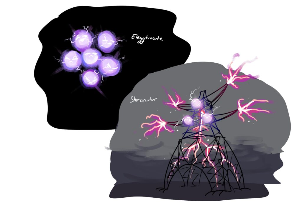 convergent exeggcute line sharing a common ancestor with rotom and the voltorb line