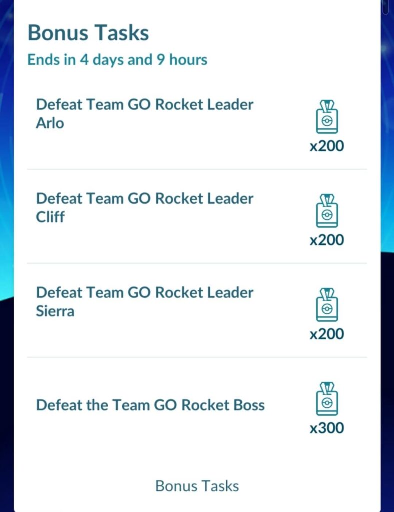 Thursday 10am Bonus Tasks