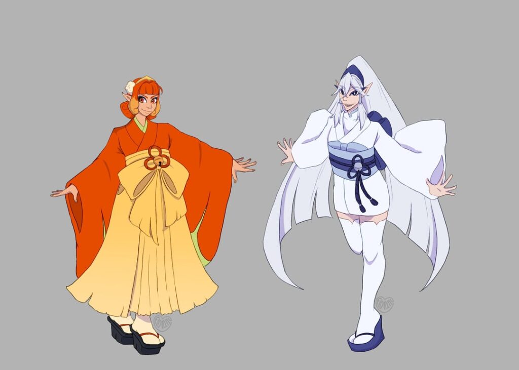 [OC] legendary gijinkas again (gen 2+3)