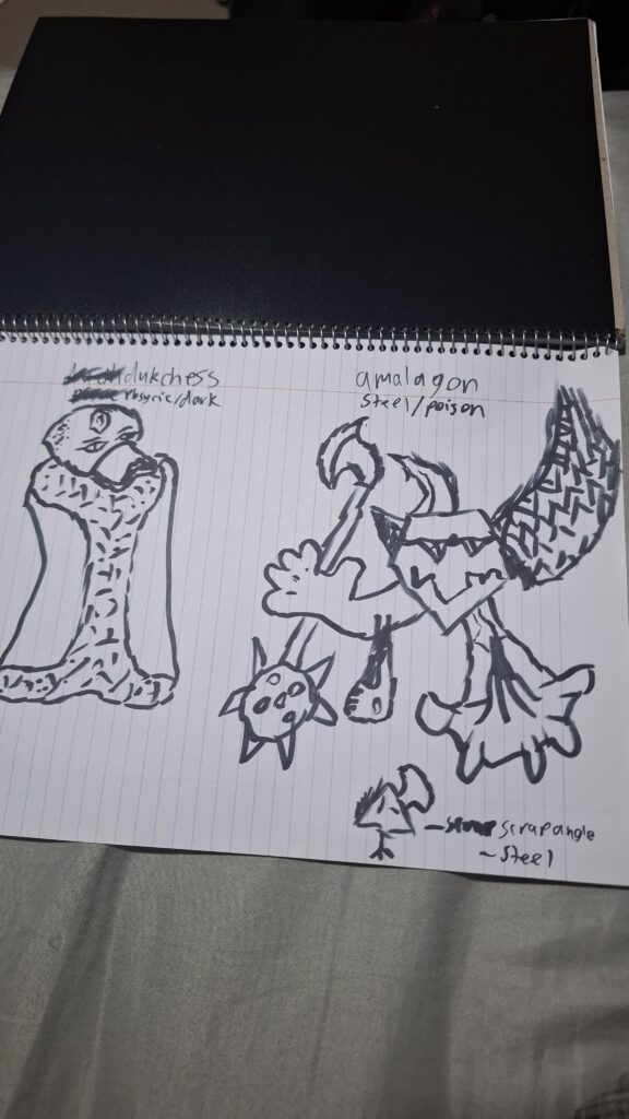 Made some (hopefully) original pokemon