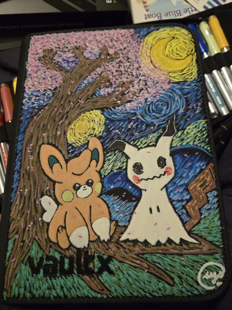 My 1st Commissioned pokemon binder!