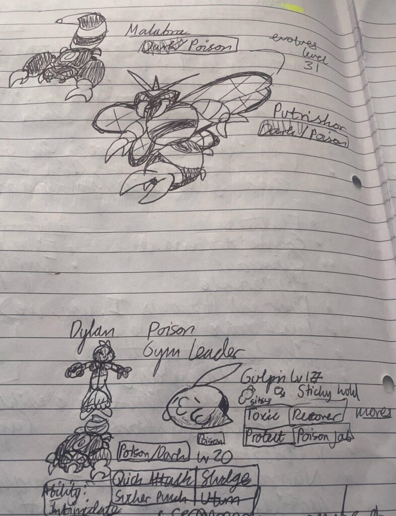 Dark/Poison type Malabra & Putriskor