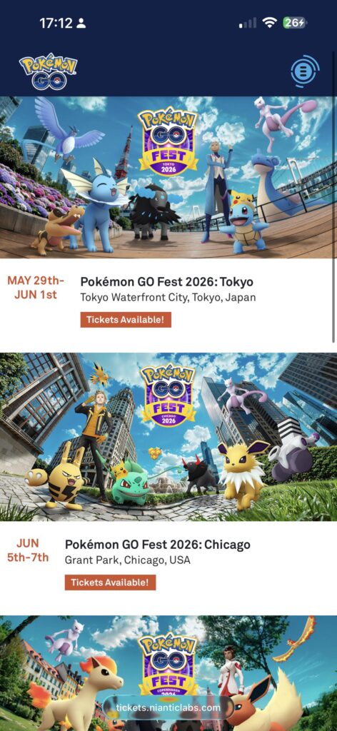 More General Tickets Added