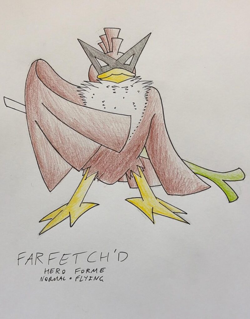 What if more Pokemon had Zero to Hero? I give you Hero Forme Farfetch’d