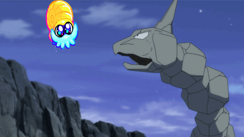 Sleepless in the onix night But now the sky is Omanyte Oh oh oh oh, oh my Lord